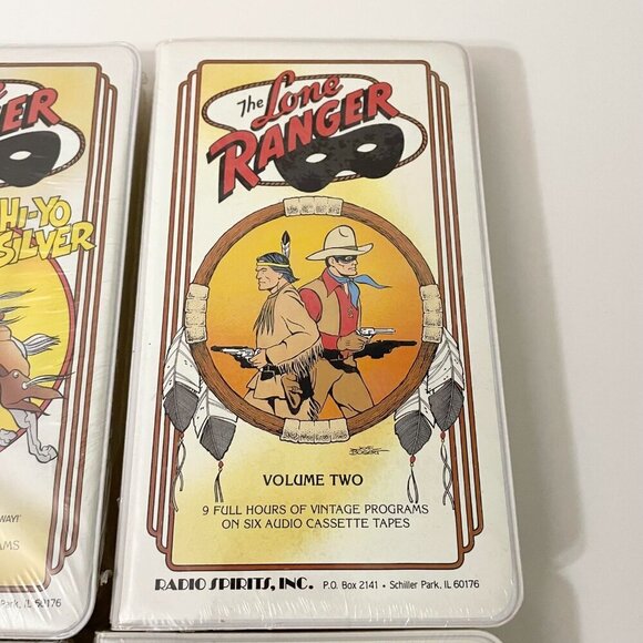 The Lone Ranger Radio Spirits Inc. Volume 1-4 Radio Shows On Cassettes Tapes - Picture 3 of 15